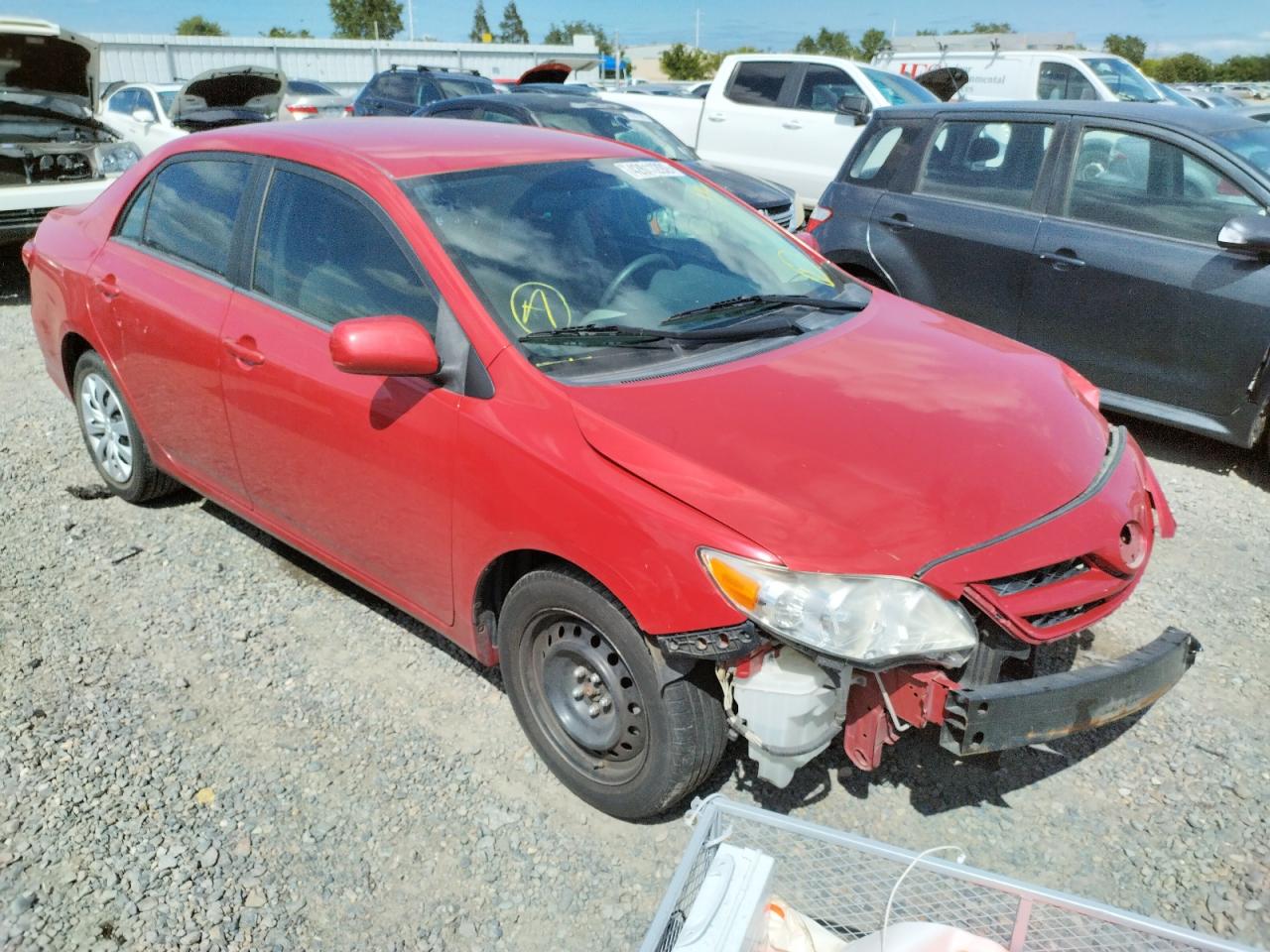 TOYOTA COROLLA BA 2012 with VIN 2T1BU4EE6CC900002 - Photo from auction