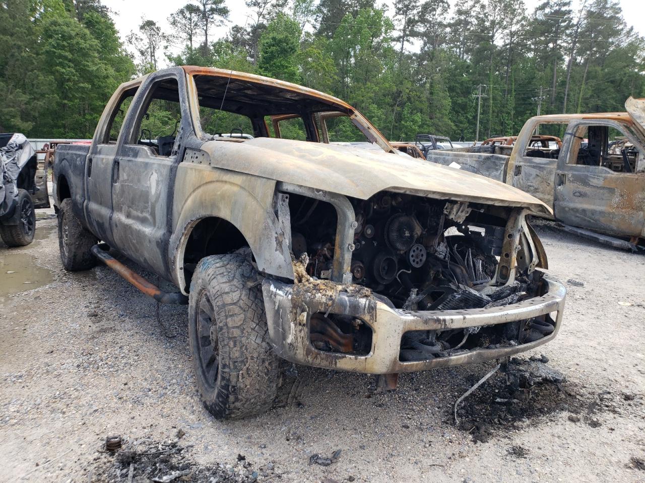 FORD F250 SUPER 2012 with VIN 1FT7W2B64CEC85366 - Photo from auction