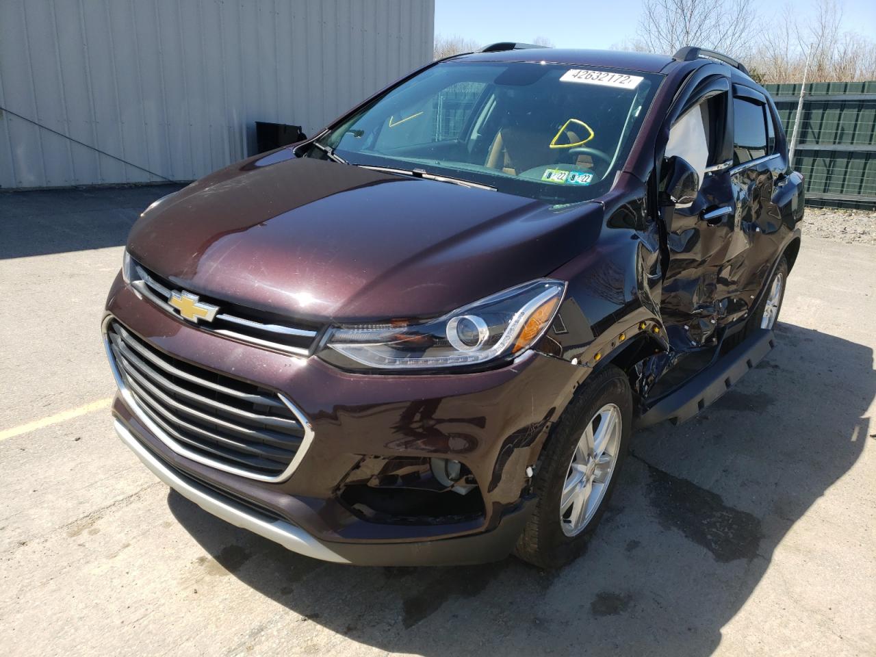 Photo 2 from auction – 2020 CHEVROLET TRAX 1LT with VIN KL7CJPSB1LB353242