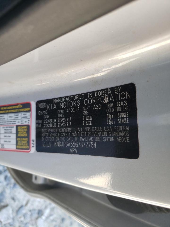 Photo 10 from auction – 2016 KIA SOUL + with VIN KNDJP3A55G7872784