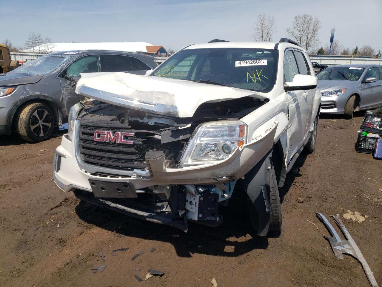 Photo 9 from auction – 2016 GMC TERRAIN SL with VIN 2GKFLTE30G6115435