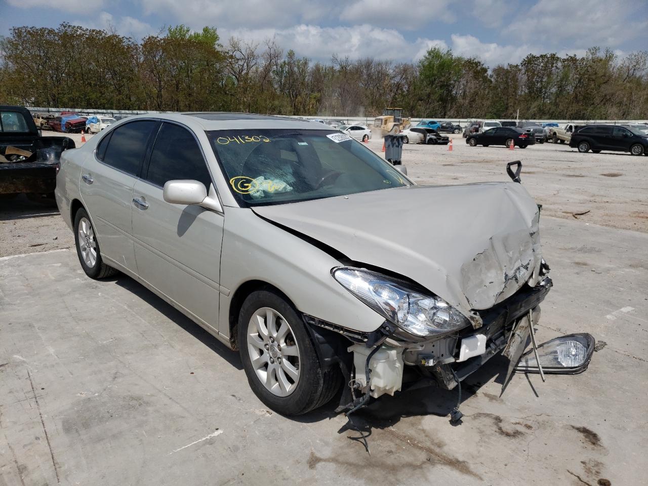 LEXUS ES 300 2003 with VIN JTHBF30G535041302 - Photo from auction