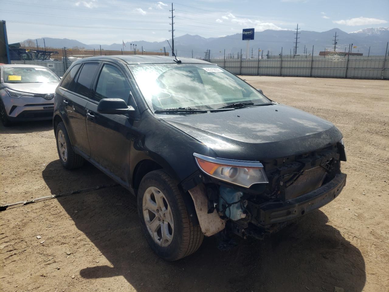 FORD EDGE SE 2014 with VIN 2FMDK4GC6EBA06082 - Photo from auction