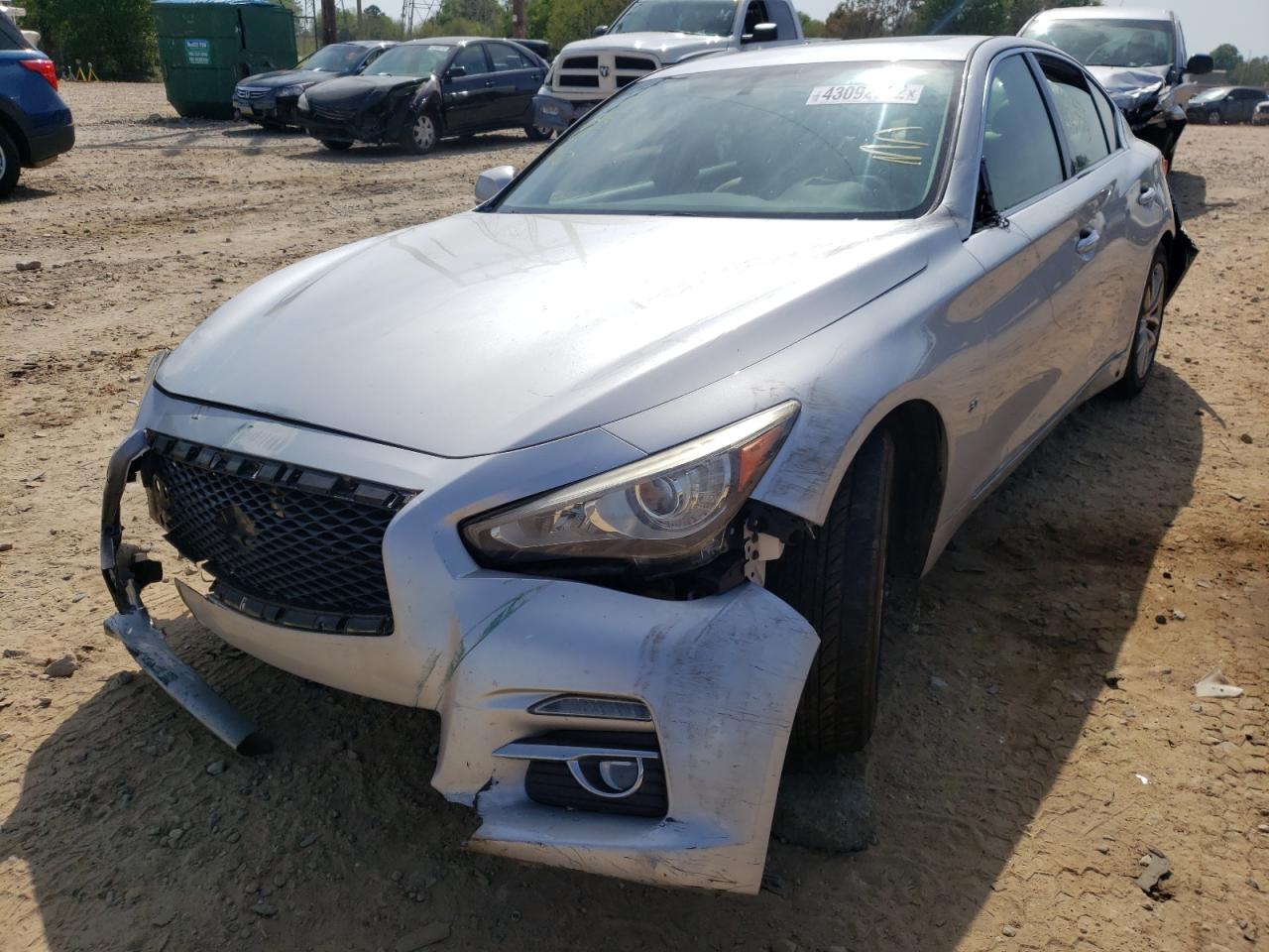 Photo 2 from auction – 2015 INFINITI Q50 BASE with VIN JN1BV7AP3FM334896