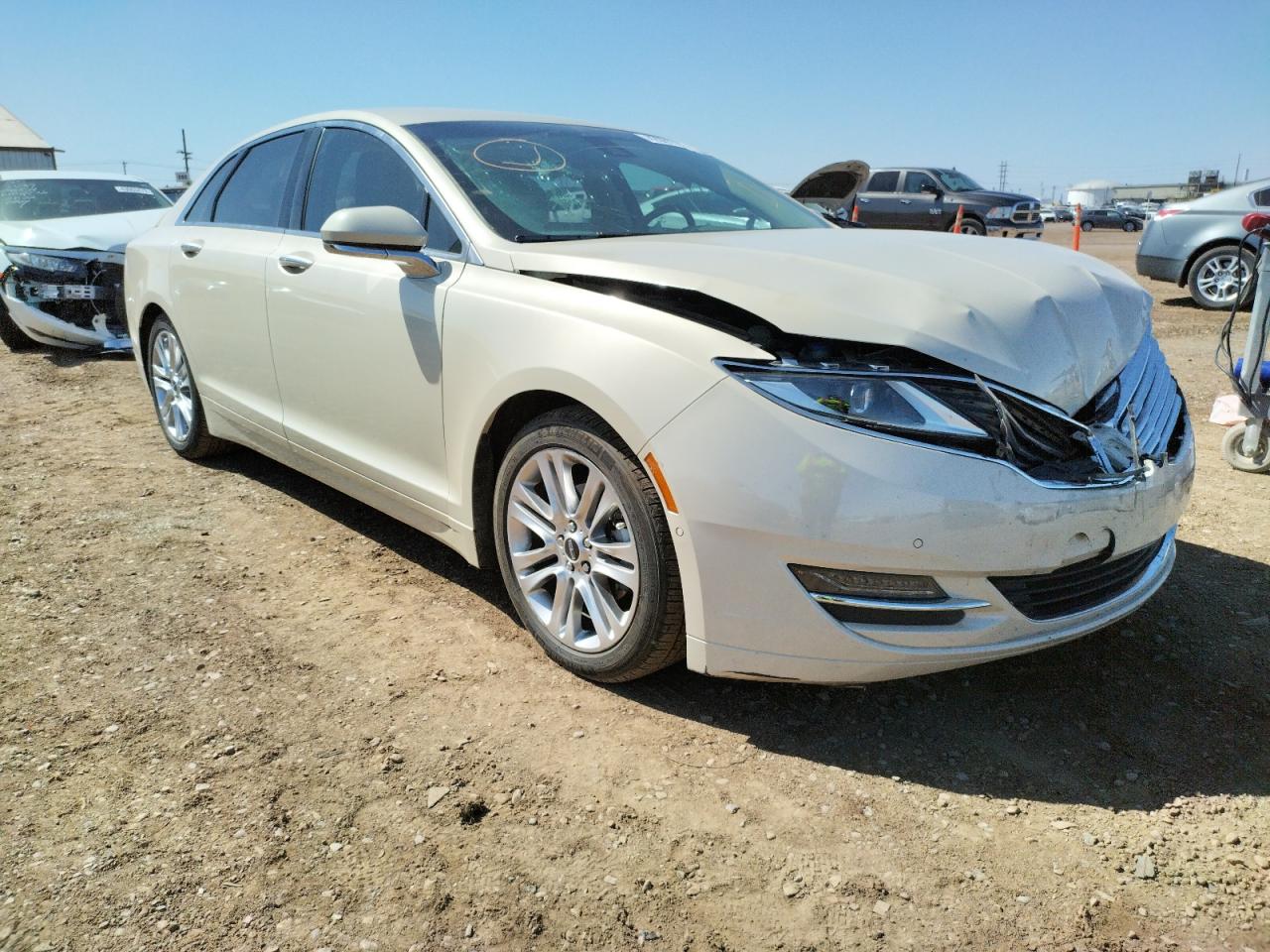 LINCOLN MKZ HYBRID 2014 with VIN 3LN6L2LU3ER817543 - Photo from auction