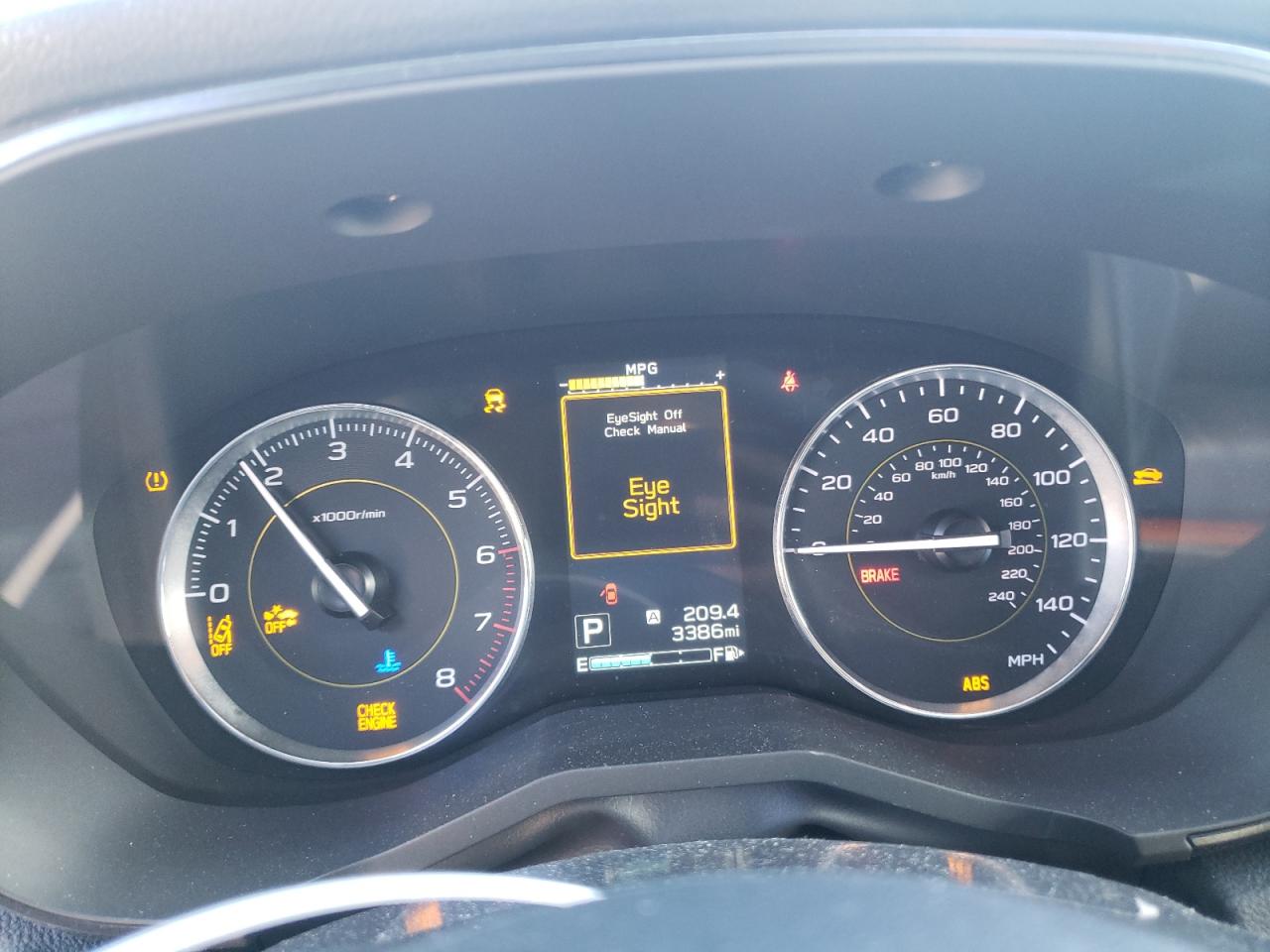Photo 8 from auction – 2021 SUBARU CROSSTREK with VIN JF2GTHSC2MH680892