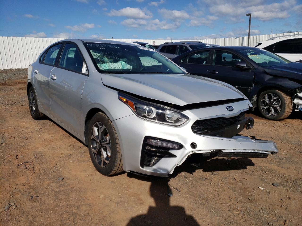 KIA FORTE FE 2021 with VIN 3KPF24AD5ME345860 - Photo from auction