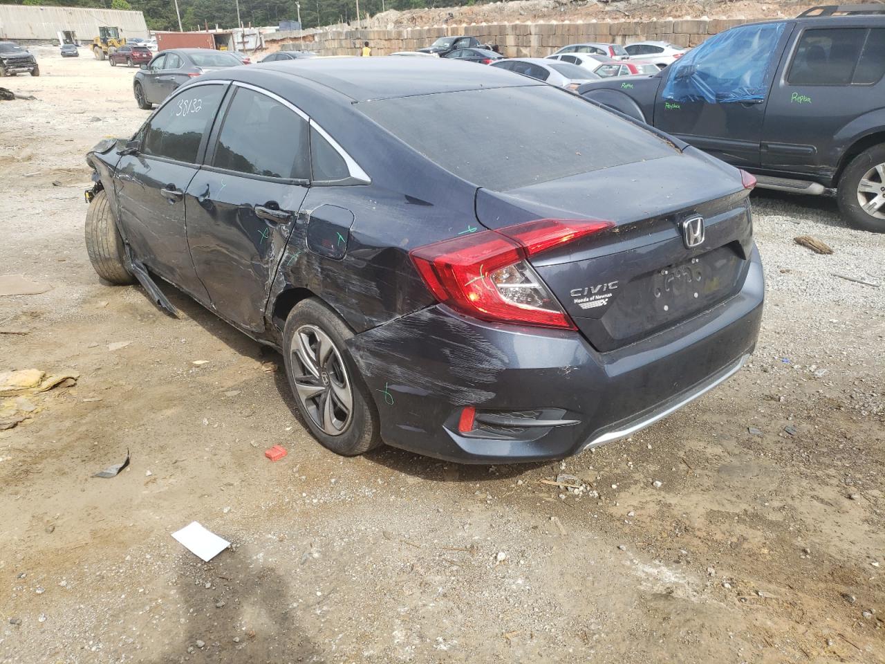 Photo 3 from auction – 2019 HONDA CIVIC LX with VIN 19XFC2F64KE003535