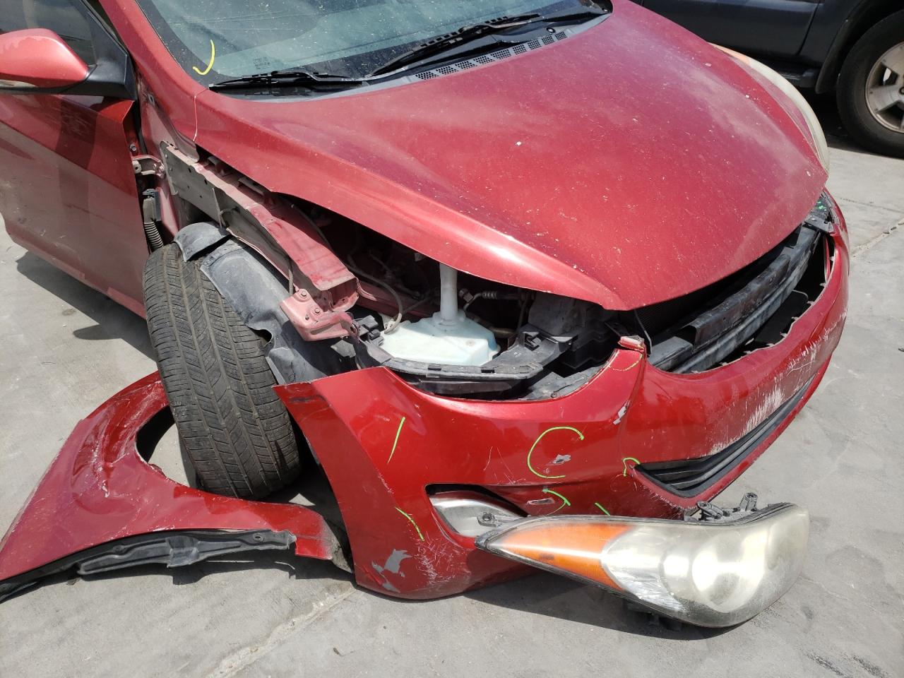 Photo 9 from auction – 2012 HYUNDAI ELANTRA GL with VIN KMHDH4AE3CU368564