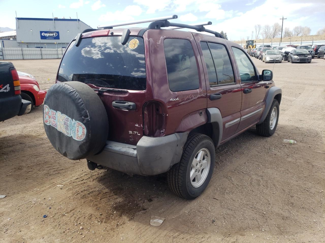 Photo 4 from auction – 2002 JEEP LIBERTY SP with VIN 1J8GL48K52W256226