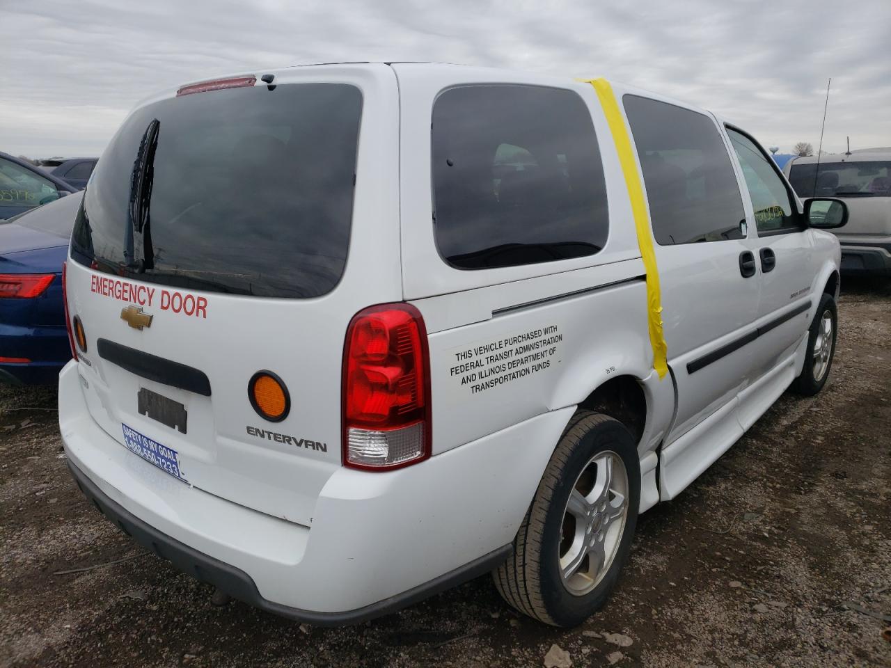 Photo 4 from auction – 2008 CHEVROLET UPLANDER I with VIN 1GBDV13W08D210888