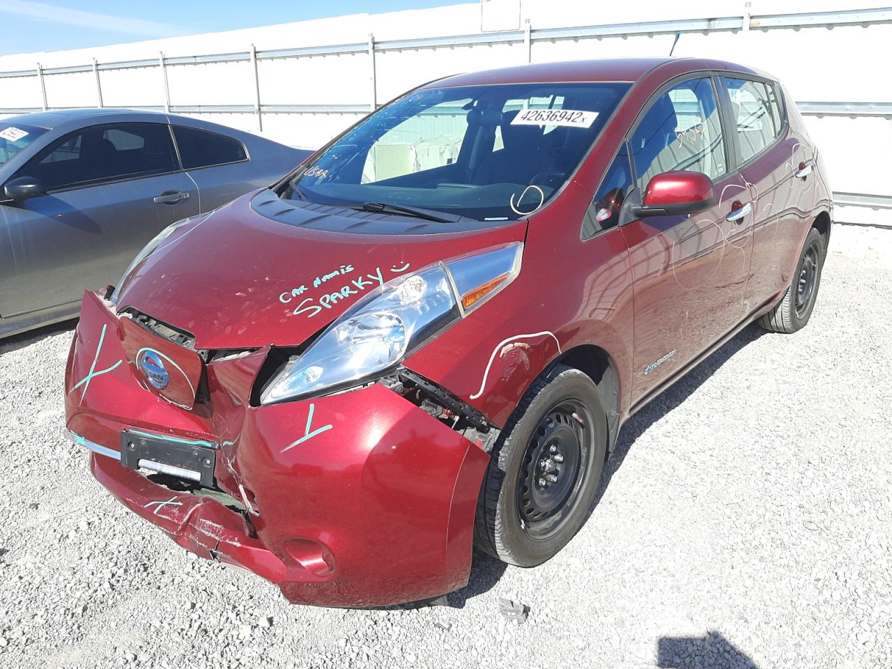 Photo 2 from auction – 2013 NISSAN LEAF S with VIN 1N4AZ0CP9DC417114