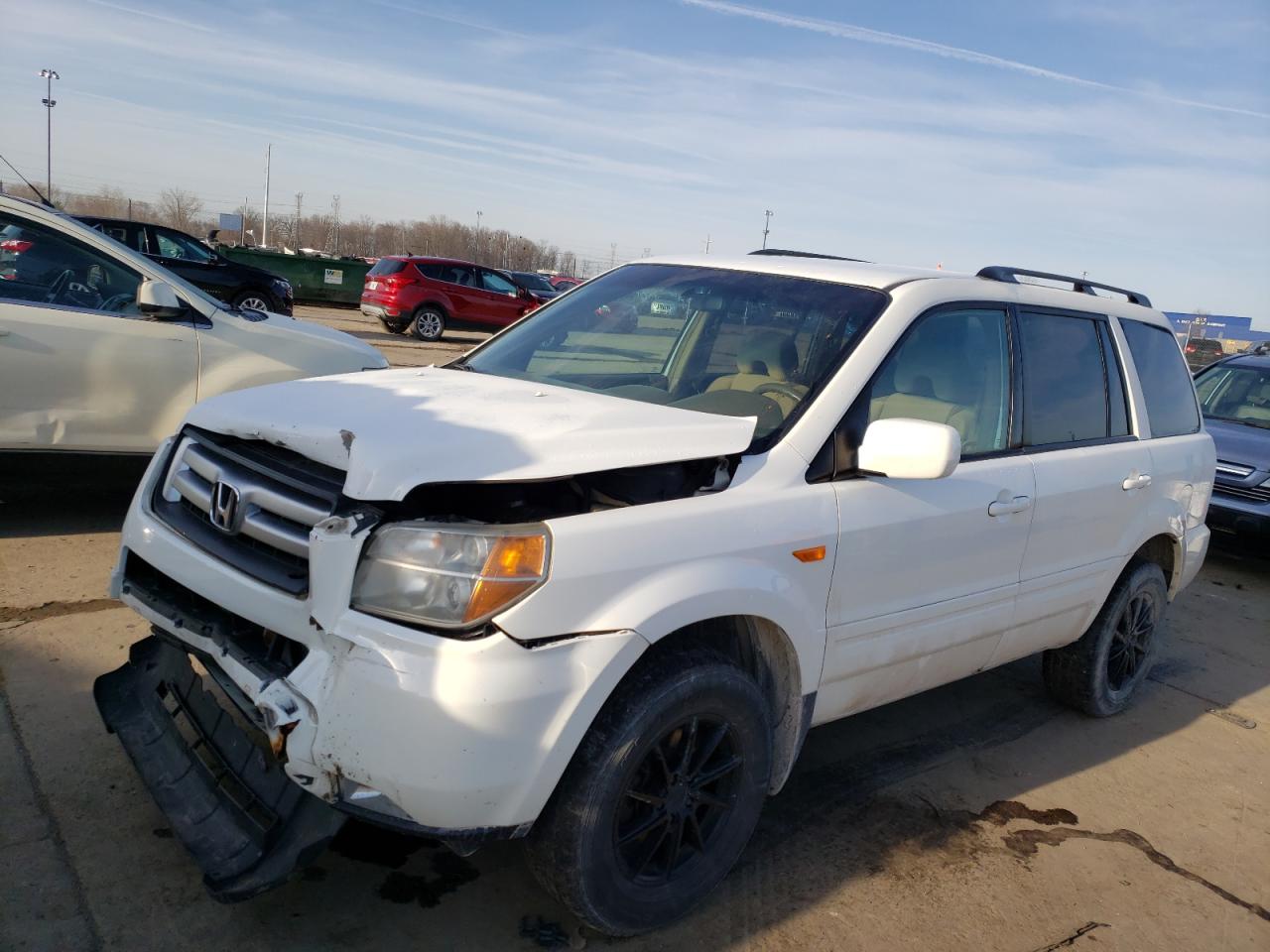 Photo 2 from auction – 2007 HONDA PILOT EX with VIN 2HKYF18487H519874