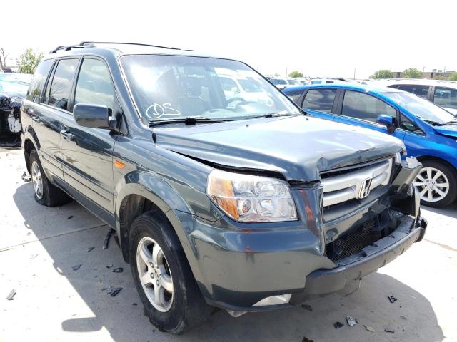 HONDA PILOT EX 2006 with VIN 5FNYF18566B005169 - Photo from auction