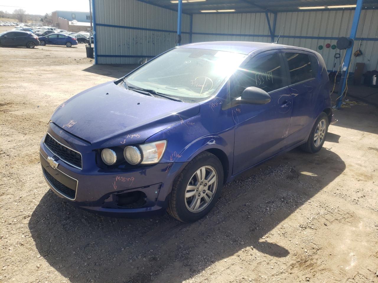 Photo 2 from auction – 2013 CHEVROLET SONIC LT with VIN 1G1JC6SB4D4202151