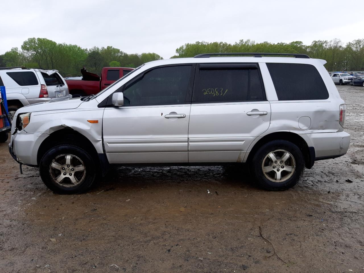 Photo 9 from auction – 2007 HONDA PILOT EXL with VIN 5FNYF28527B000882