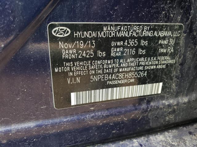 Photo 10 from auction – 2014 HYUNDAI SONATA GLS with VIN 5NPEB4AC8EH855264