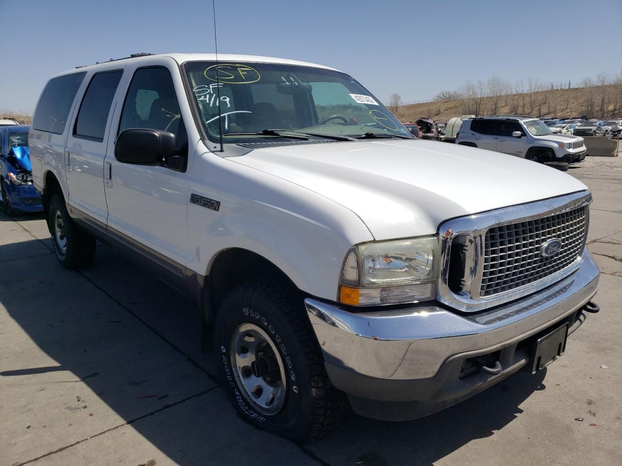 FORD EXCURSION 2002 with VIN 1FMNU41S72EC05916 - Photo from auction