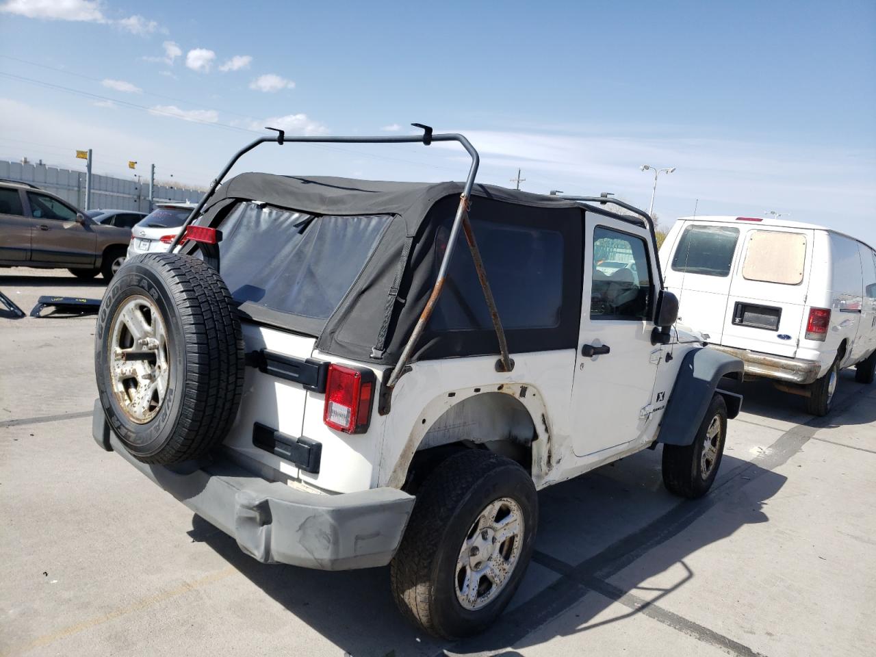 Photo 4 from auction – 2008 JEEP WRANGLER X with VIN 1J4FA24158L520219