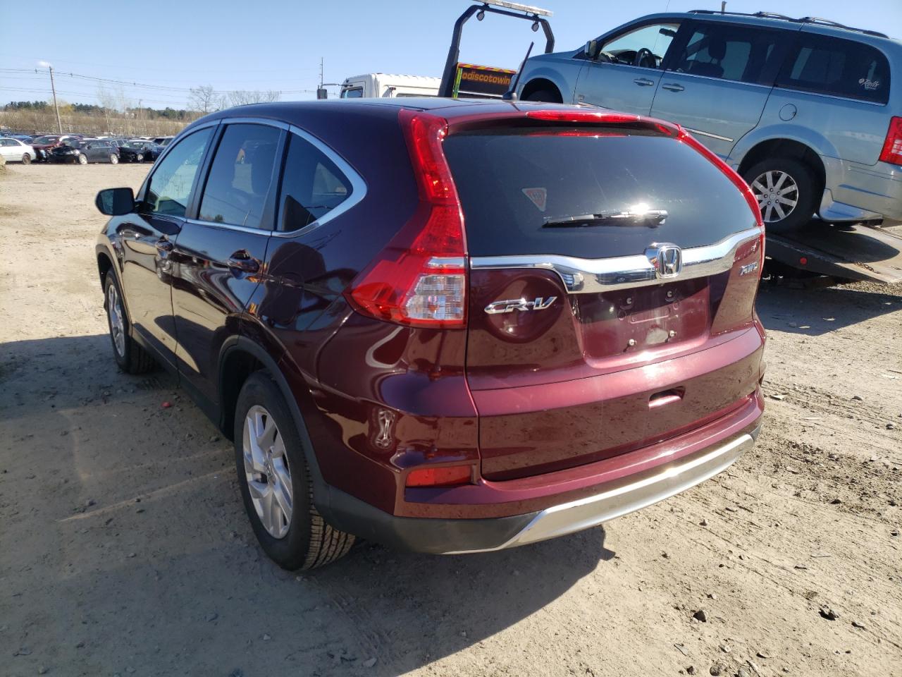 Photo 3 from auction – 2015 HONDA CR-V EX with VIN 2HKRM4H55FH609891