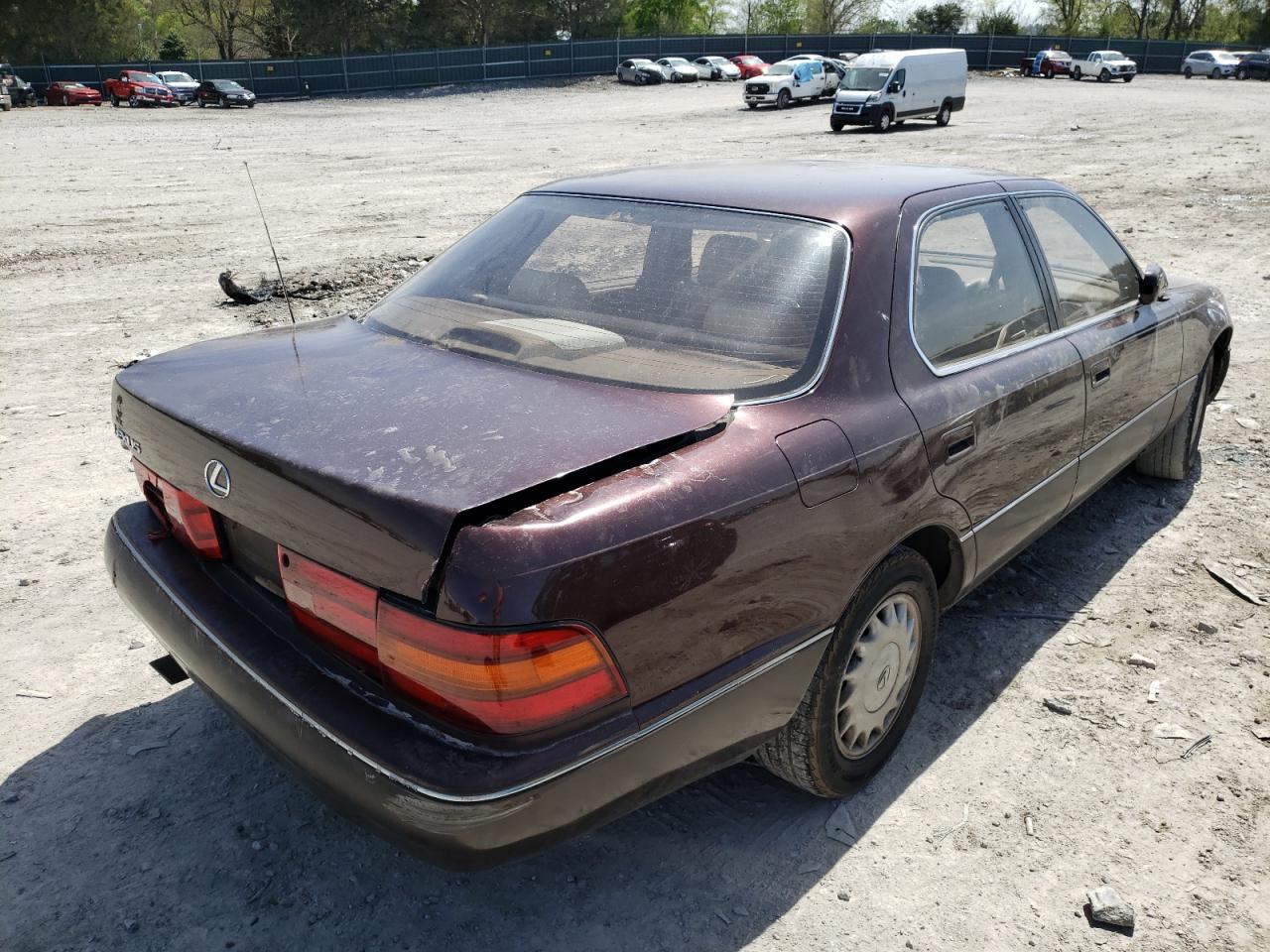 Photo 4 from auction – 1990 LEXUS LS 400 with VIN JT8UF11E0L0014791