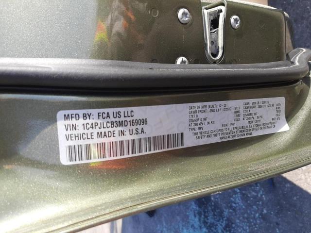 Photo 10 from auction – 2021 JEEP CHEROKEE L with VIN 1C4PJLCB3MD169096