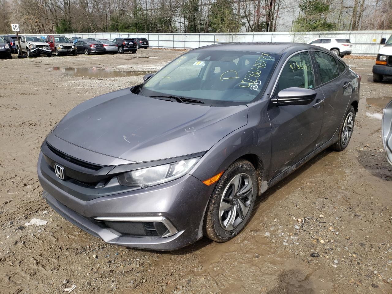Photo 2 from auction – 2019 HONDA CIVIC LX with VIN 2HGFC2F68KH573365