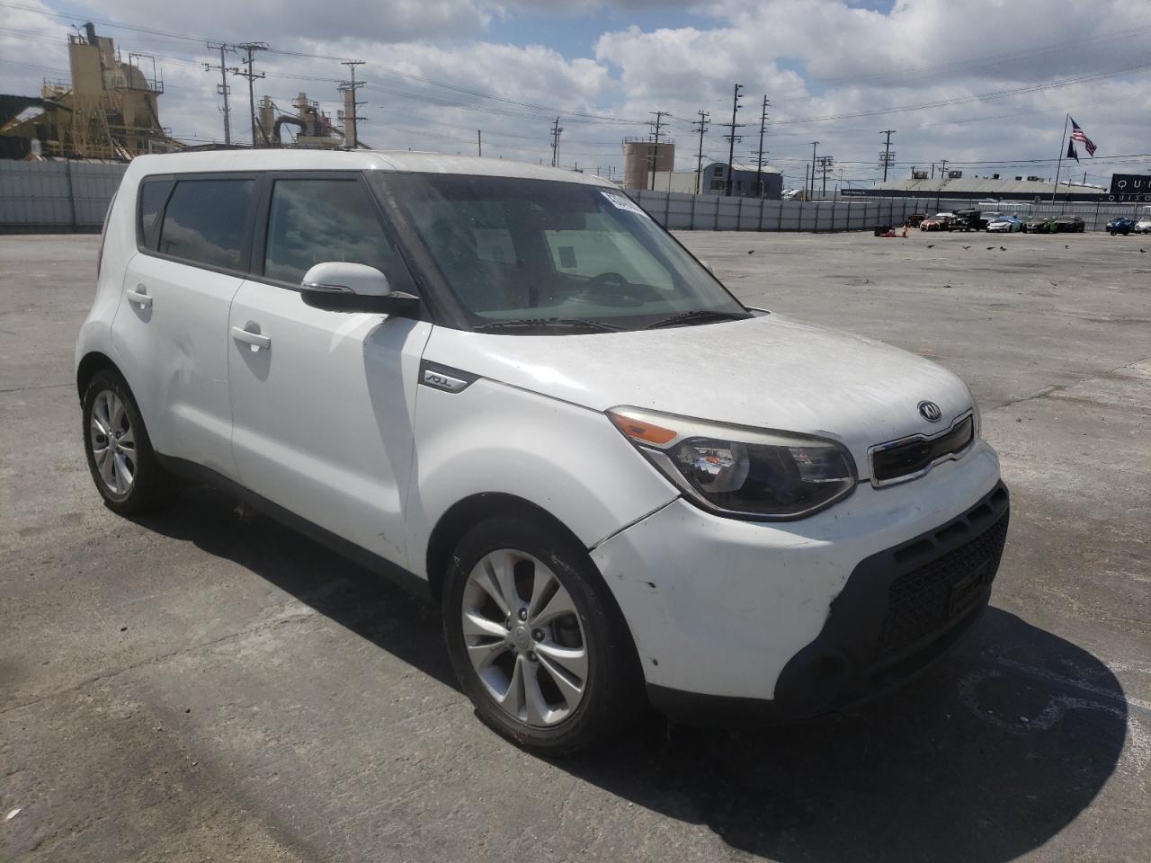 KIA SOUL + 2014 with VIN KNDJP3A56E7032705 - Photo from auction