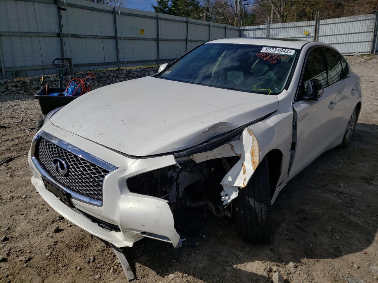 Photo 2 from auction – 2015 INFINITI Q50 BASE with VIN JN1BV7AR6FM413514