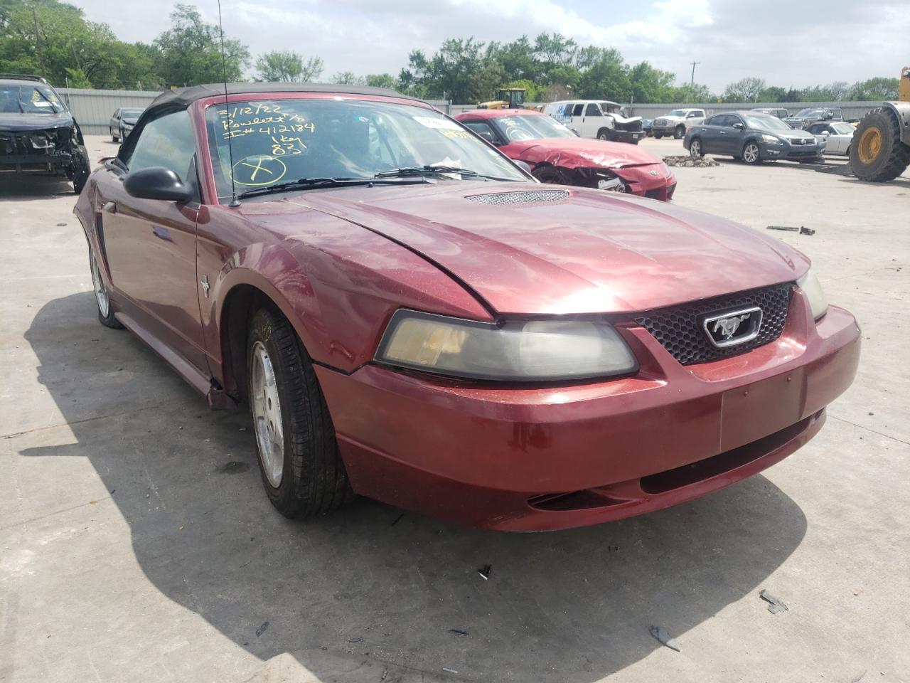 FORD MUSTANG 2002 with VIN 1FAFP44422F188553 - Photo from auction