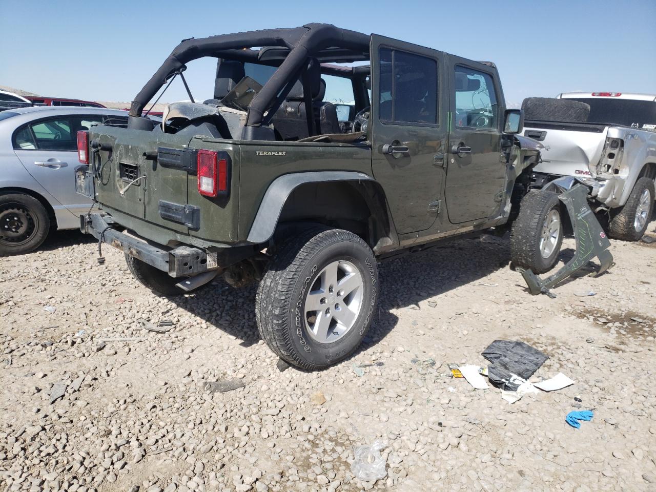 صورة رقم 4 من المزاد - 2015 JEEP WRANGLER U مع VIN 1C4BJWFG6FL728071