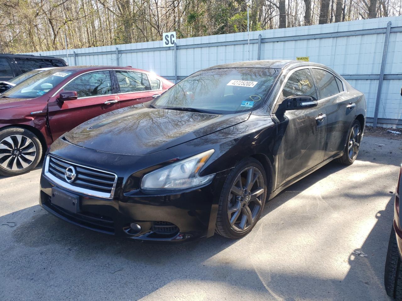 Photo 2 from auction – 2013 NISSAN MAXIMA S with VIN 1N4AA5AP8DC827314