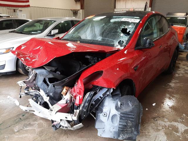 Photo 2 from auction – 2020 TESLA MODEL Y with VIN 5YJYGDEE1LF006146