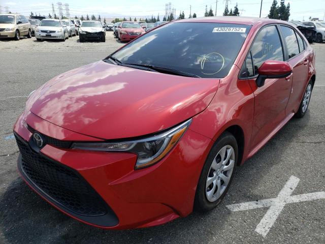 Photo 2 from auction – 2020 TOYOTA COROLLA LE with VIN 5YFEPRAE0LP033459