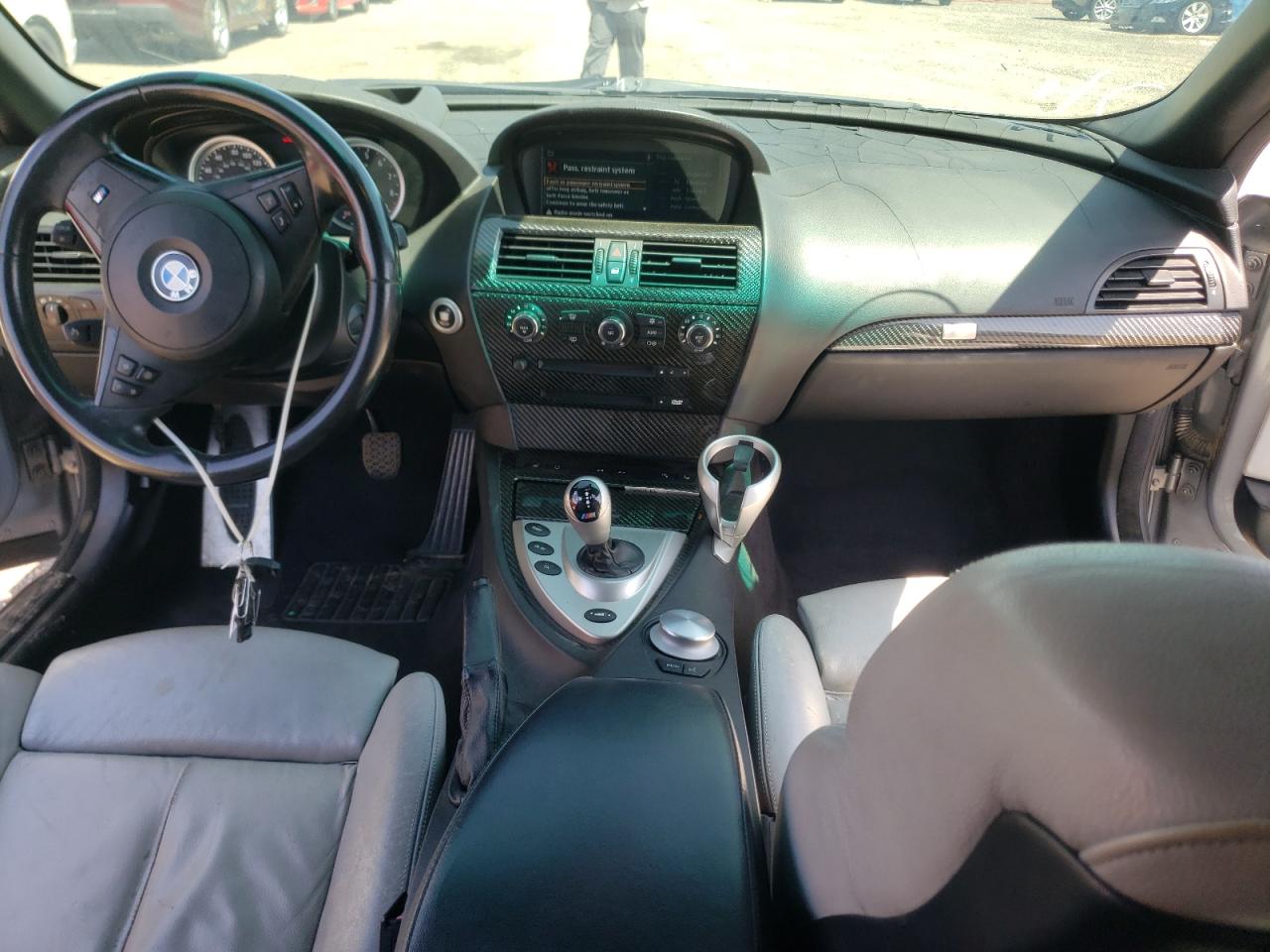 Photo 9 from auction – 2007 BMW M6 with VIN WBSEK93567CY78139