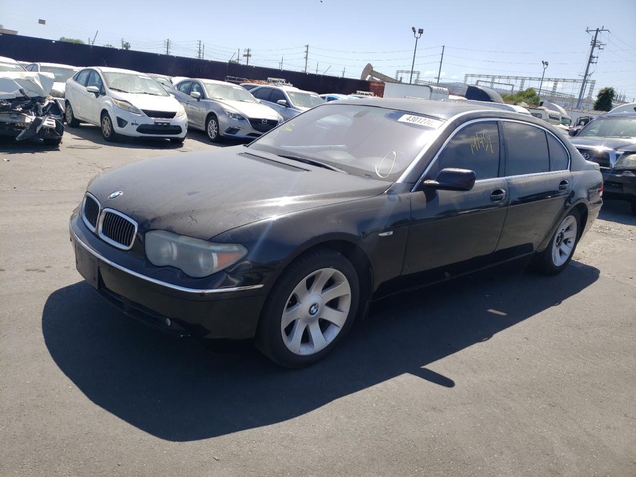 Photo 2 from auction – 2003 BMW 745 LI with VIN WBAGN63423DR10261