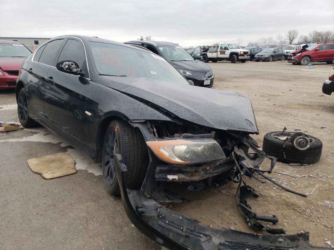 BMW 335 I 2008 with VIN WBAVB77588NH80869 - Photo from auction