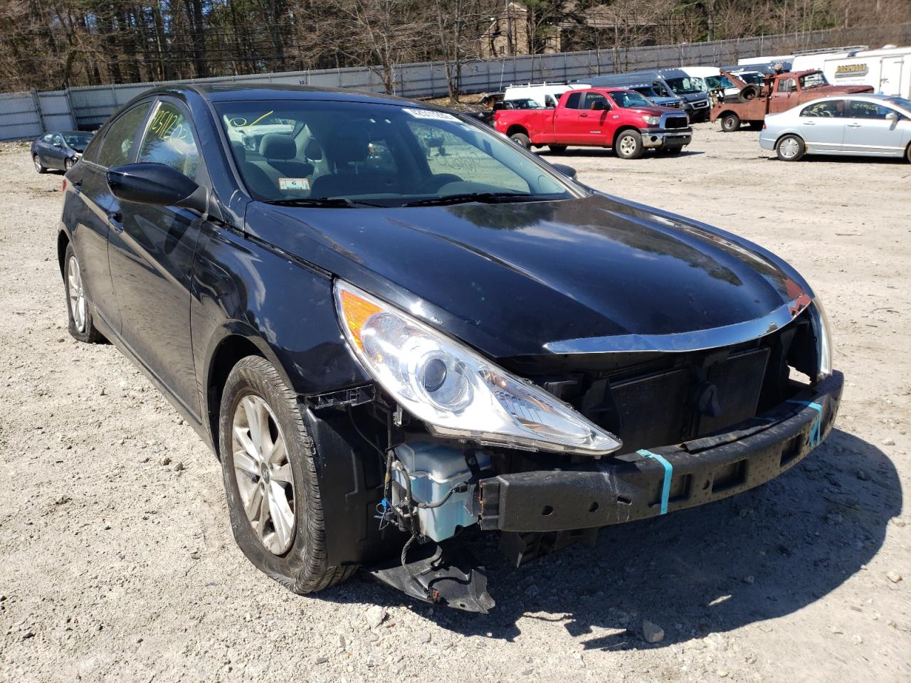 Photo 1 from auction – 2013 HYUNDAI SONATA GLS with VIN 5NPEB4AC8DH587881
