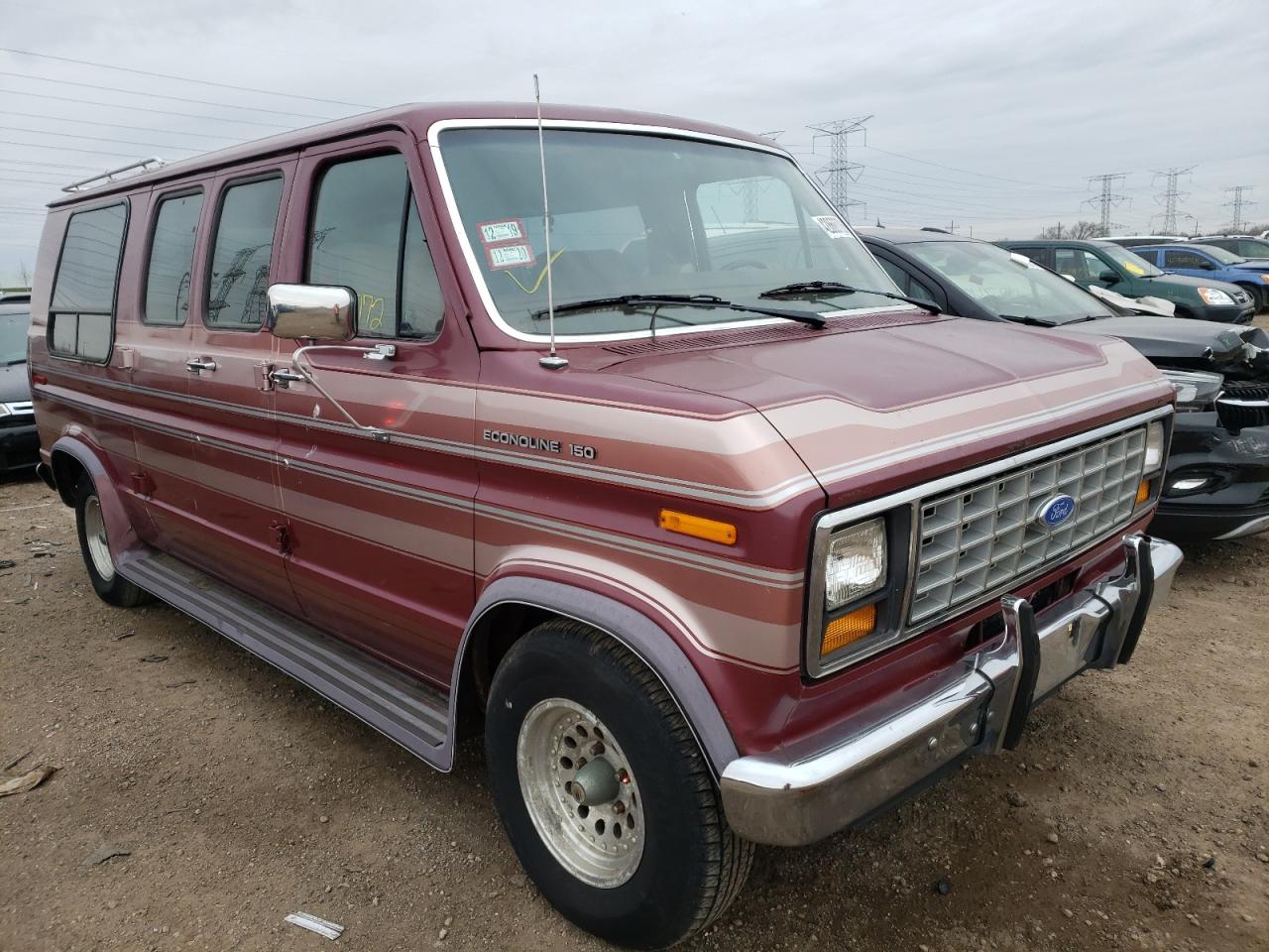 FORD ECONOLINE 1990 with VIN 1FDEE14N6LHA56562 - Photo from auction