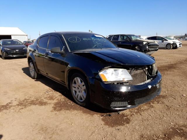 DODGE AVENGER SE 2013 with VIN 1C3CDZAB5DN567257 - Photo from auction