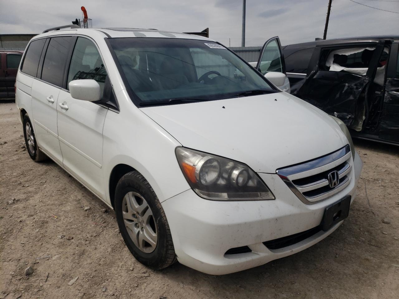 HONDA ODYSSEY EX 2007 with VIN 5FNRL38737B139990 - Photo from auction