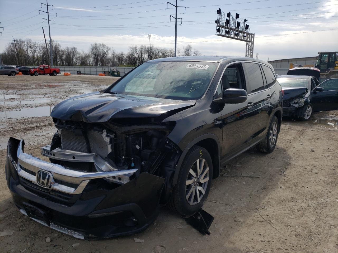 Photo 2 from auction – 2019 HONDA PILOT EXL with VIN 5FNYF6H54KB040882