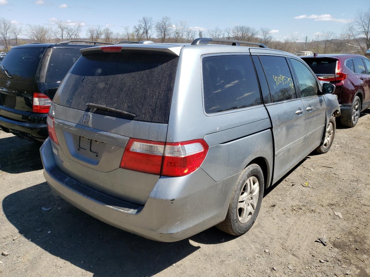 Photo 4 from auction – 2007 HONDA ODYSSEY EX with VIN 5FNRL38797B079262