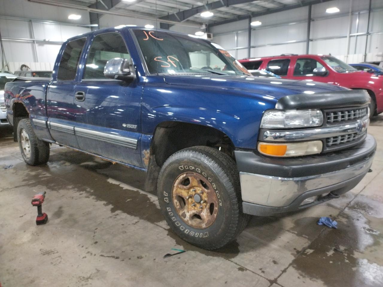 Photo 4 from auction – 1999 CHEVROLET SILVERADO with VIN 2GCEK19T0X1200717