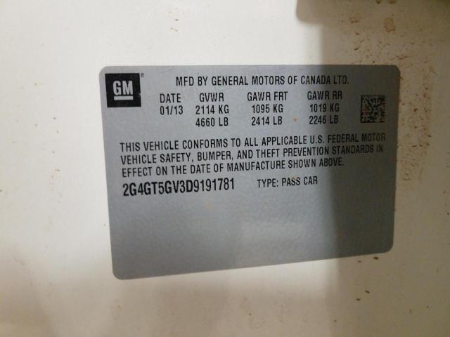 Photo 10 from auction – 2013 BUICK REGAL PREM with VIN 2G4GT5GV3D9191781