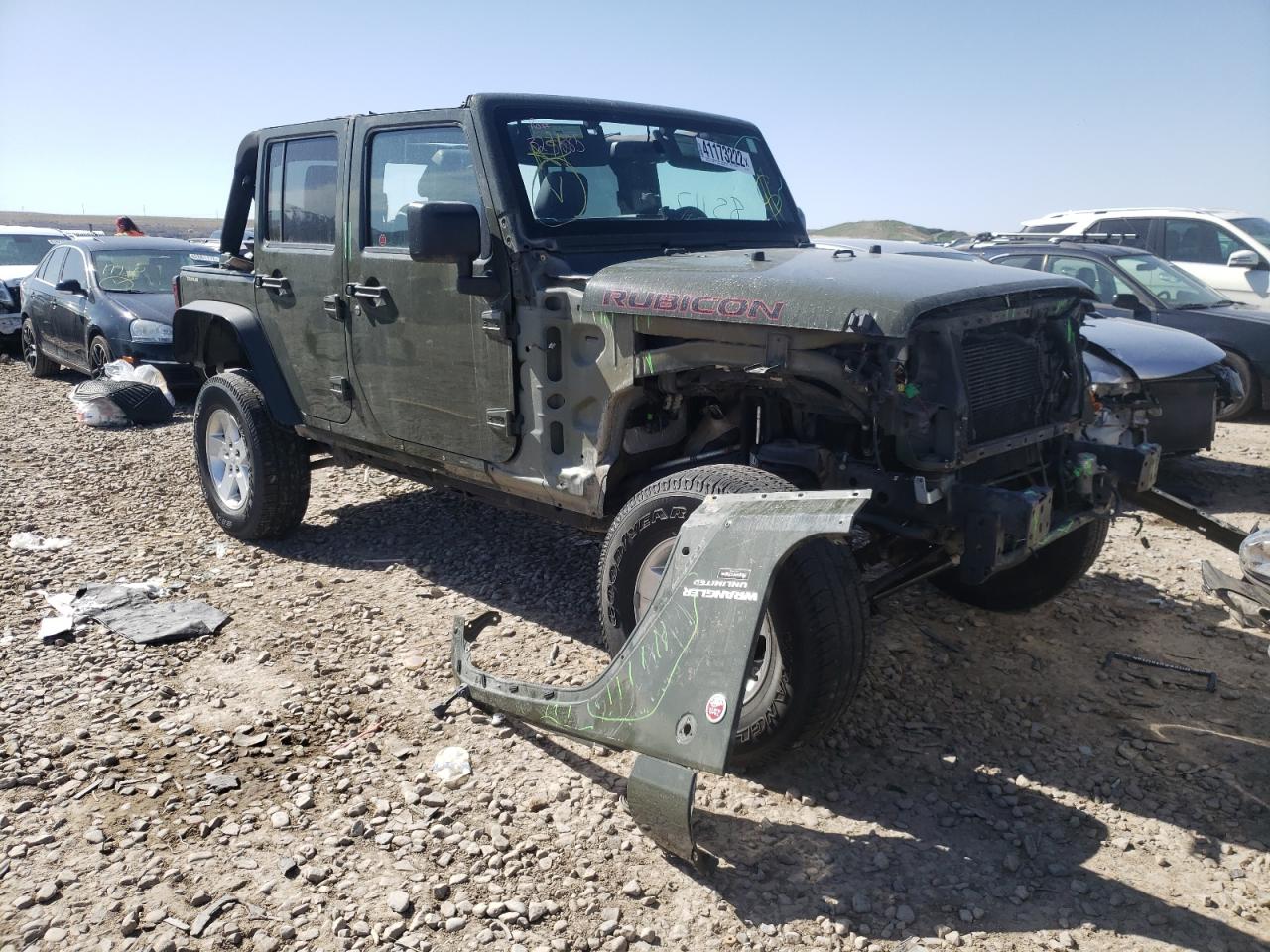 JEEP WRANGLER U 2015 with VIN 1C4BJWFG6FL728071 - Photo from auction