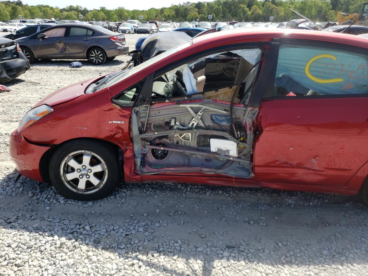 Photo 9 from auction – 2008 TOYOTA PRIUS with VIN JTDKB20U887769799