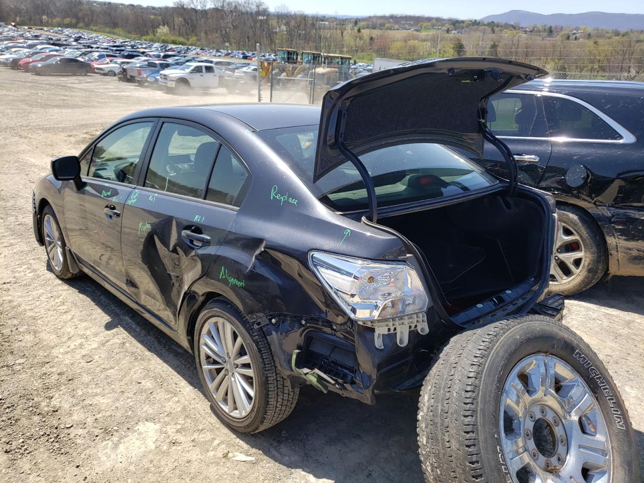 Photo 3 from auction – 2012 SUBARU IMPREZA PR with VIN JF1GJAE67CH004606