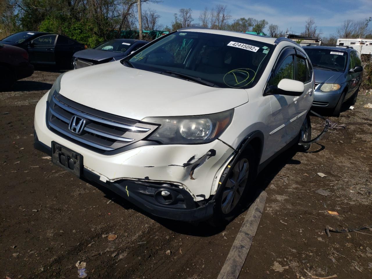 Photo 2 from auction – 2012 HONDA CR-V EXL with VIN 5J6RM4H73CL050084