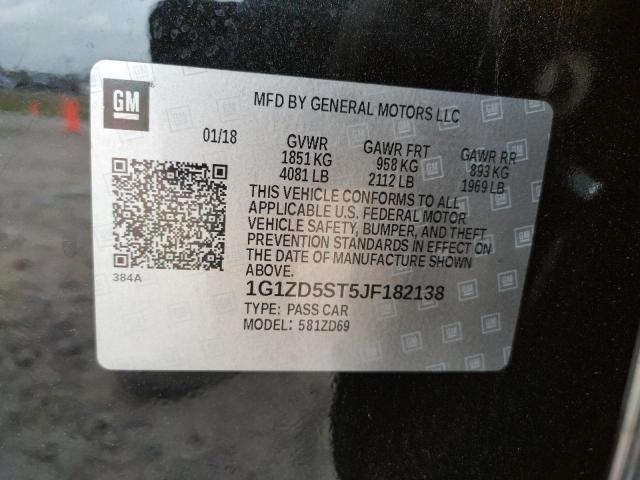 Photo 10 from auction – 2018 CHEVROLET MALIBU LT with VIN 1G1ZD5ST5JF182138